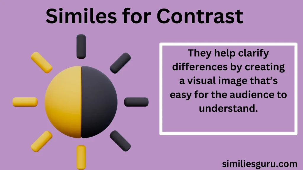 10+ Similes for Contrast: Polite, Professional, and Casual Alternatives