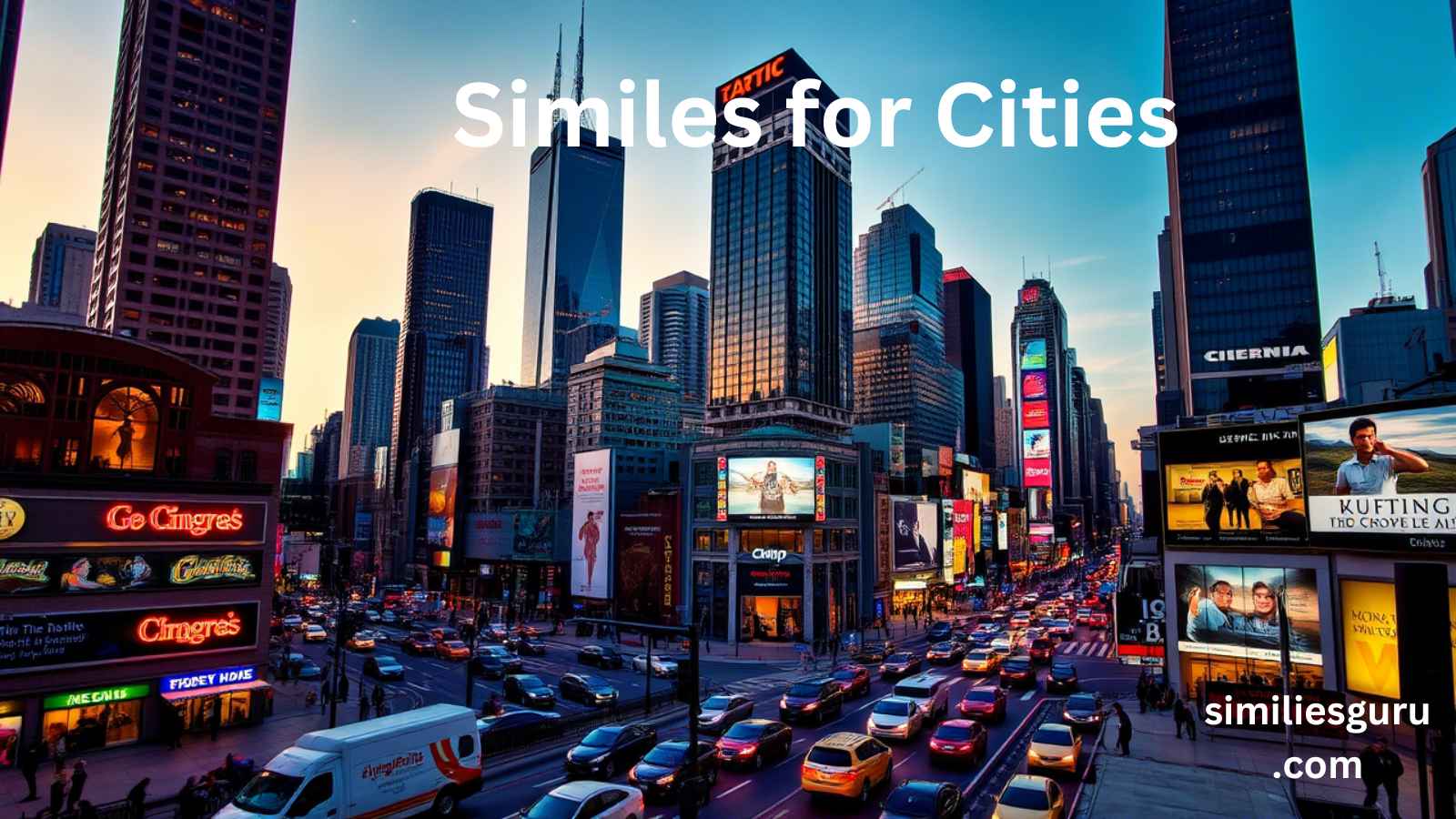 You are currently viewing 25+ Similes for Cities: Exploring Creative Comparisons