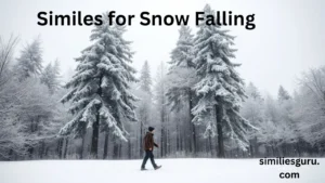Read more about the article 20 Similes for Snow Falling: Poetic Expressions and Casual Alternatives