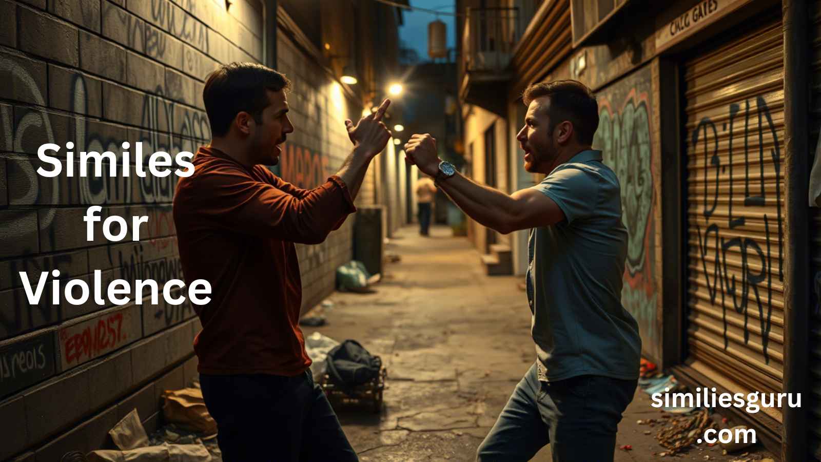 You are currently viewing 20+ Similes for Violence: Polite, Professional, and Casual Alternatives